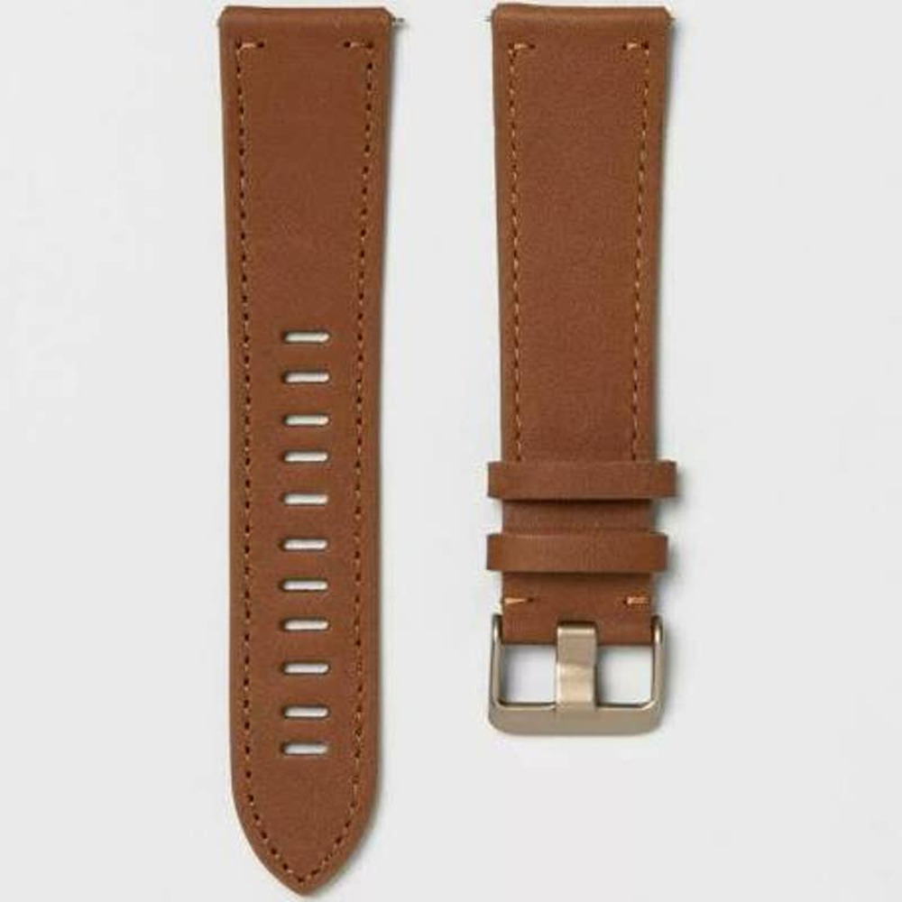 Heyday Fitbit Versa Band - Brown Vegan Faux Leather one size fits most NEW